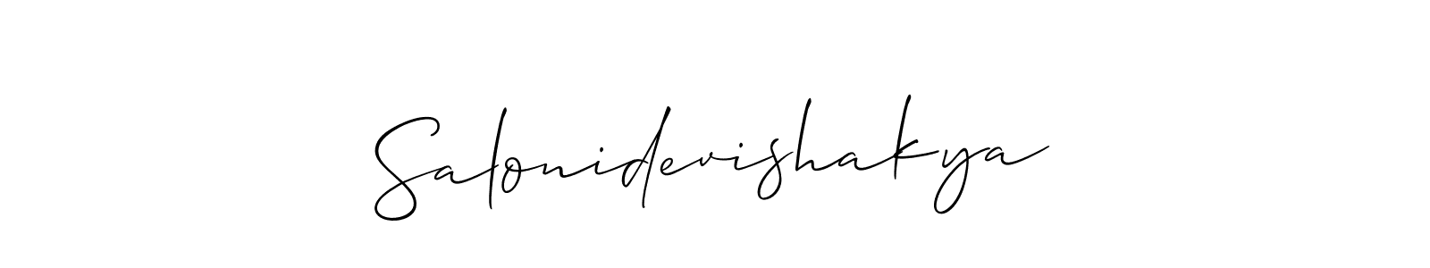 You can use this online signature creator to create a handwritten signature for the name Salonidevishakya. This is the best online autograph maker. Salonidevishakya signature style 2 images and pictures png