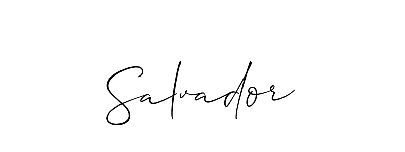 This is the best signature style for the Salvador name. Also you like these signature font (Allison_Script). Mix name signature. Salvador signature style 2 images and pictures png