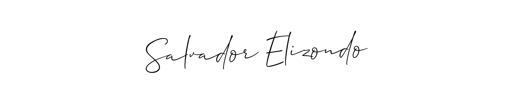 Similarly Allison_Script is the best handwritten signature design. Signature creator online .You can use it as an online autograph creator for name Salvador Elizondo. Salvador Elizondo signature style 2 images and pictures png