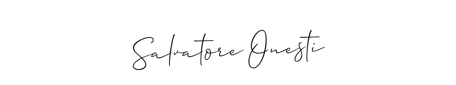 Create a beautiful signature design for name Salvatore Onesti. With this signature (Allison_Script) fonts, you can make a handwritten signature for free. Salvatore Onesti signature style 2 images and pictures png