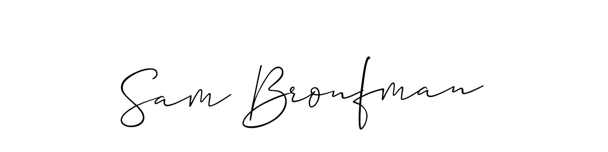 Check out images of Autograph of Sam Bronfman name. Actor Sam Bronfman Signature Style. Allison_Script is a professional sign style online. Sam Bronfman signature style 2 images and pictures png