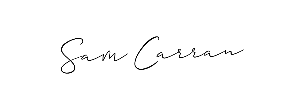 How to Draw Sam Carran signature style? Allison_Script is a latest design signature styles for name Sam Carran. Sam Carran signature style 2 images and pictures png