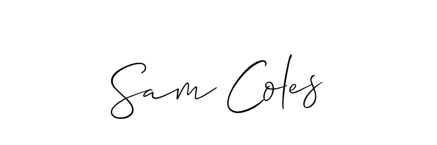 See photos of Sam Coles official signature by Spectra . Check more albums & portfolios. Read reviews & check more about Allison_Script font. Sam Coles signature style 2 images and pictures png