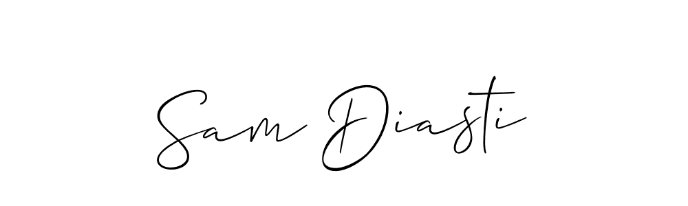 Similarly Allison_Script is the best handwritten signature design. Signature creator online .You can use it as an online autograph creator for name Sam Diasti. Sam Diasti signature style 2 images and pictures png