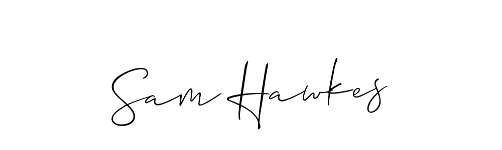 Check out images of Autograph of Sam Hawkes name. Actor Sam Hawkes Signature Style. Allison_Script is a professional sign style online. Sam Hawkes signature style 2 images and pictures png