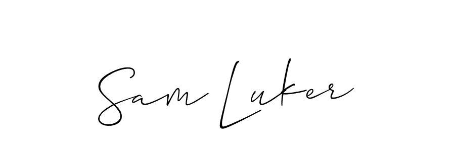 Make a beautiful signature design for name Sam Luker. Use this online signature maker to create a handwritten signature for free. Sam Luker signature style 2 images and pictures png