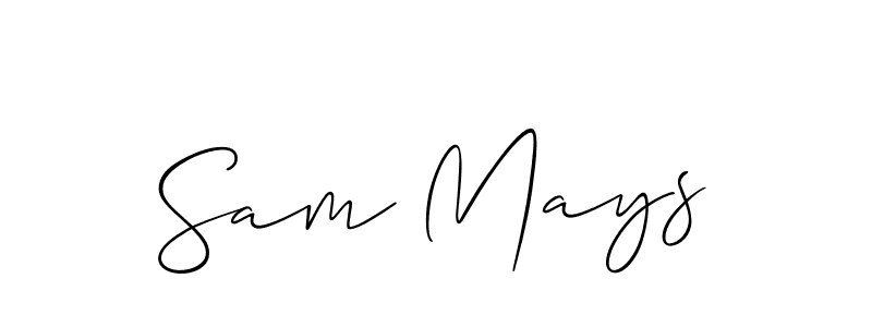 if you are searching for the best signature style for your name Sam Mays. so please give up your signature search. here we have designed multiple signature styles  using Allison_Script. Sam Mays signature style 2 images and pictures png