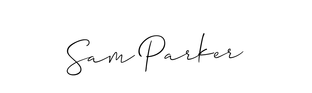 Also we have Sam Parker name is the best signature style. Create professional handwritten signature collection using Allison_Script autograph style. Sam Parker signature style 2 images and pictures png