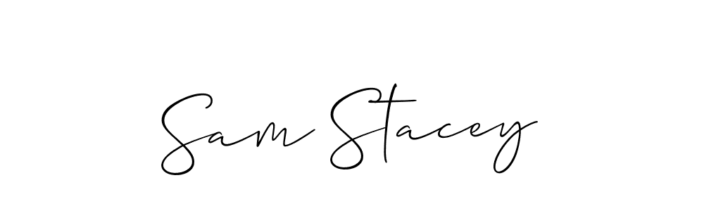 Similarly Allison_Script is the best handwritten signature design. Signature creator online .You can use it as an online autograph creator for name Sam Stacey. Sam Stacey signature style 2 images and pictures png