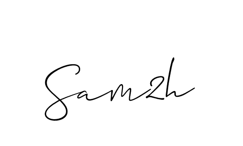 if you are searching for the best signature style for your name Sam2h. so please give up your signature search. here we have designed multiple signature styles  using Allison_Script. Sam2h signature style 2 images and pictures png