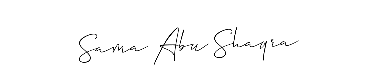 You should practise on your own different ways (Allison_Script) to write your name (Sama Abu Shaqra) in signature. don't let someone else do it for you. Sama Abu Shaqra signature style 2 images and pictures png
