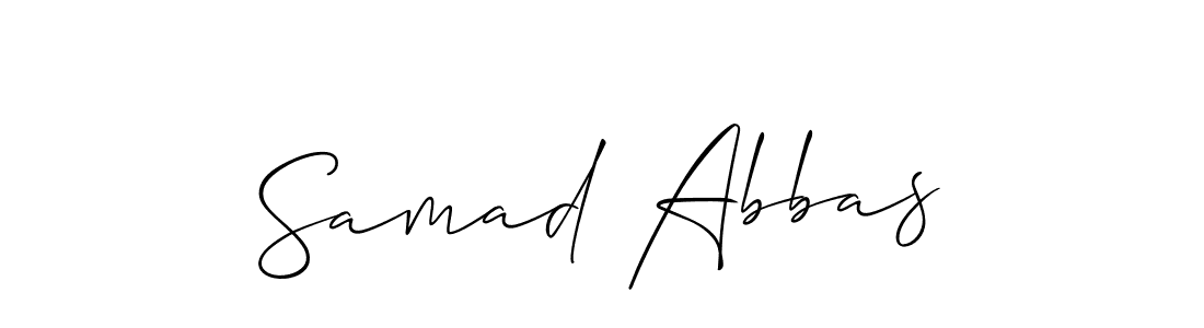 if you are searching for the best signature style for your name Samad Abbas. so please give up your signature search. here we have designed multiple signature styles  using Allison_Script. Samad Abbas signature style 2 images and pictures png