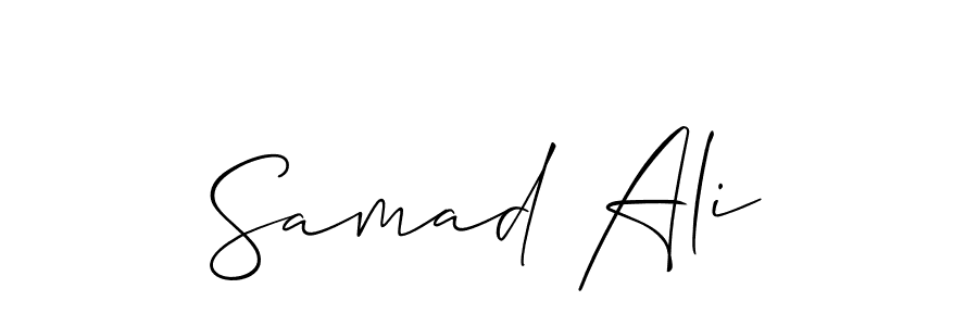 Design your own signature with our free online signature maker. With this signature software, you can create a handwritten (Allison_Script) signature for name Samad Ali. Samad Ali signature style 2 images and pictures png