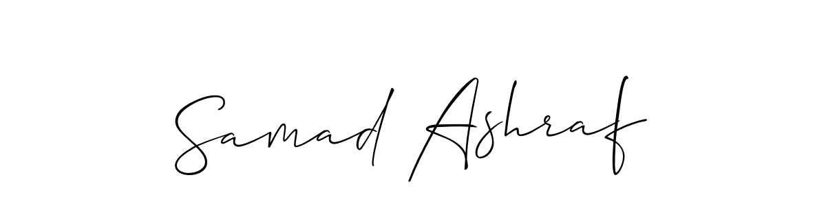 This is the best signature style for the Samad Ashraf name. Also you like these signature font (Allison_Script). Mix name signature. Samad Ashraf signature style 2 images and pictures png