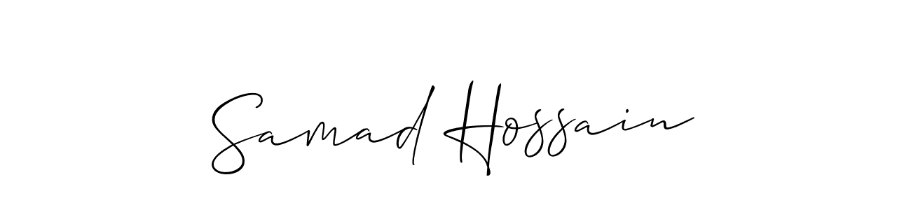 Make a beautiful signature design for name Samad Hossain. Use this online signature maker to create a handwritten signature for free. Samad Hossain signature style 2 images and pictures png