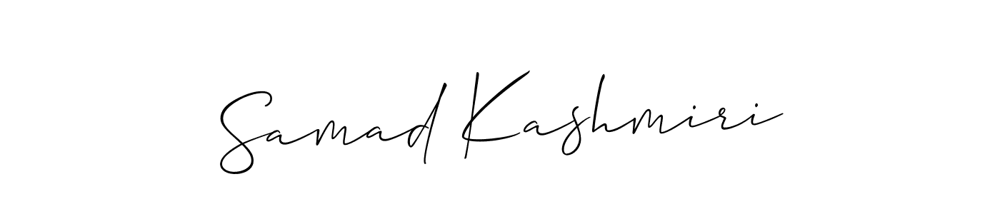 Once you've used our free online signature maker to create your best signature Allison_Script style, it's time to enjoy all of the benefits that Samad Kashmiri name signing documents. Samad Kashmiri signature style 2 images and pictures png