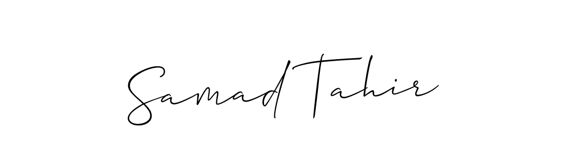 How to Draw Samad Tahir signature style? Allison_Script is a latest design signature styles for name Samad Tahir. Samad Tahir signature style 2 images and pictures png