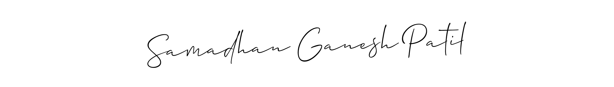Make a beautiful signature design for name Samadhan Ganesh Patil. Use this online signature maker to create a handwritten signature for free. Samadhan Ganesh Patil signature style 2 images and pictures png