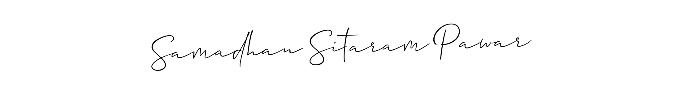 Check out images of Autograph of Samadhan Sitaram Pawar name. Actor Samadhan Sitaram Pawar Signature Style. Allison_Script is a professional sign style online. Samadhan Sitaram Pawar signature style 2 images and pictures png