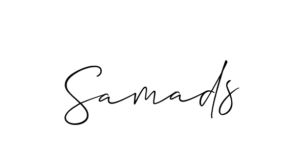 Make a beautiful signature design for name Samads. Use this online signature maker to create a handwritten signature for free. Samads signature style 2 images and pictures png