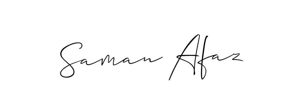 Similarly Allison_Script is the best handwritten signature design. Signature creator online .You can use it as an online autograph creator for name Saman Afaz. Saman Afaz signature style 2 images and pictures png