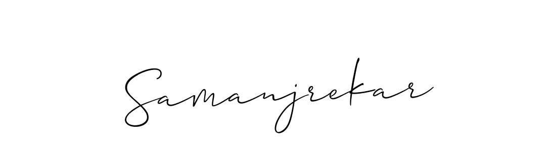 You can use this online signature creator to create a handwritten signature for the name Samanjrekar. This is the best online autograph maker. Samanjrekar signature style 2 images and pictures png