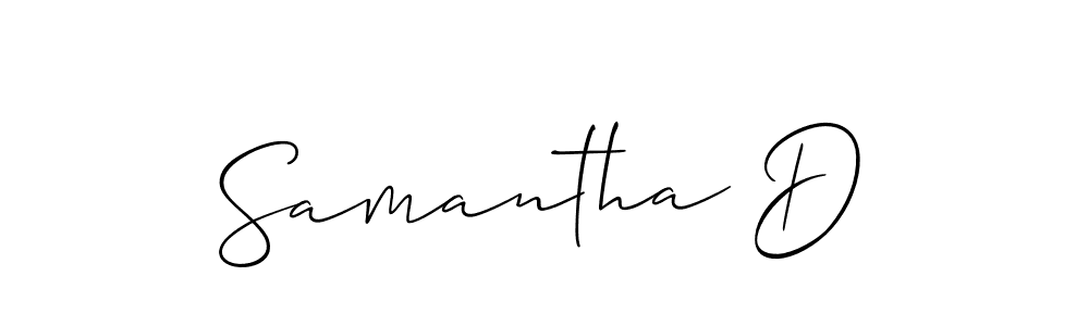 Make a beautiful signature design for name Samantha D. Use this online signature maker to create a handwritten signature for free. Samantha D signature style 2 images and pictures png
