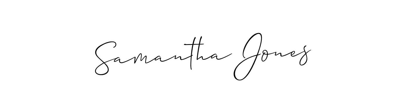 Make a beautiful signature design for name Samantha Jones. Use this online signature maker to create a handwritten signature for free. Samantha Jones signature style 2 images and pictures png