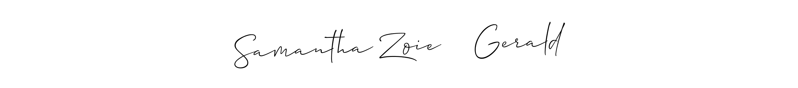 You can use this online signature creator to create a handwritten signature for the name Samantha Zoie ♥️ Gerald. This is the best online autograph maker. Samantha Zoie ♥️ Gerald signature style 2 images and pictures png