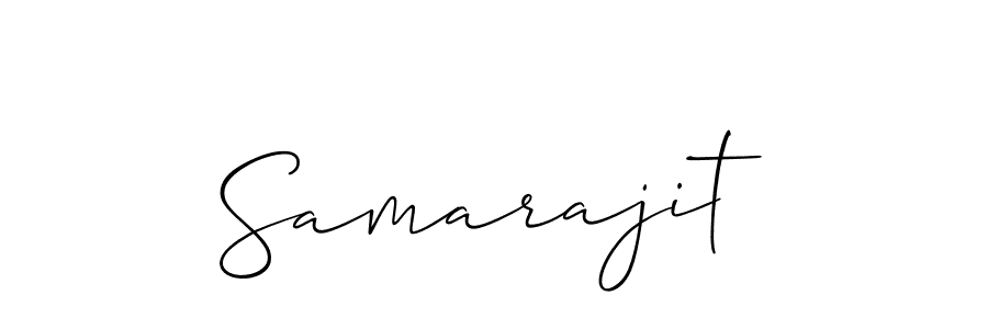 if you are searching for the best signature style for your name Samarajit. so please give up your signature search. here we have designed multiple signature styles  using Allison_Script. Samarajit signature style 2 images and pictures png
