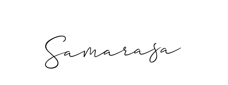 Best and Professional Signature Style for Samarasa. Allison_Script Best Signature Style Collection. Samarasa signature style 2 images and pictures png