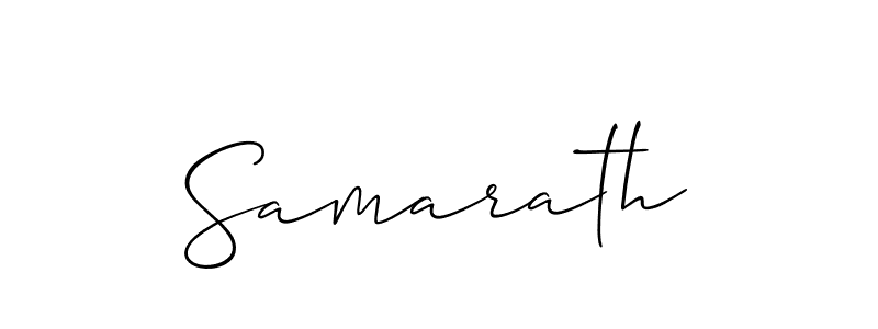 It looks lik you need a new signature style for name Samarath. Design unique handwritten (Allison_Script) signature with our free signature maker in just a few clicks. Samarath signature style 2 images and pictures png