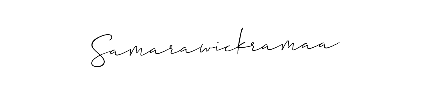 Make a beautiful signature design for name Samarawickramaa. Use this online signature maker to create a handwritten signature for free. Samarawickramaa signature style 2 images and pictures png