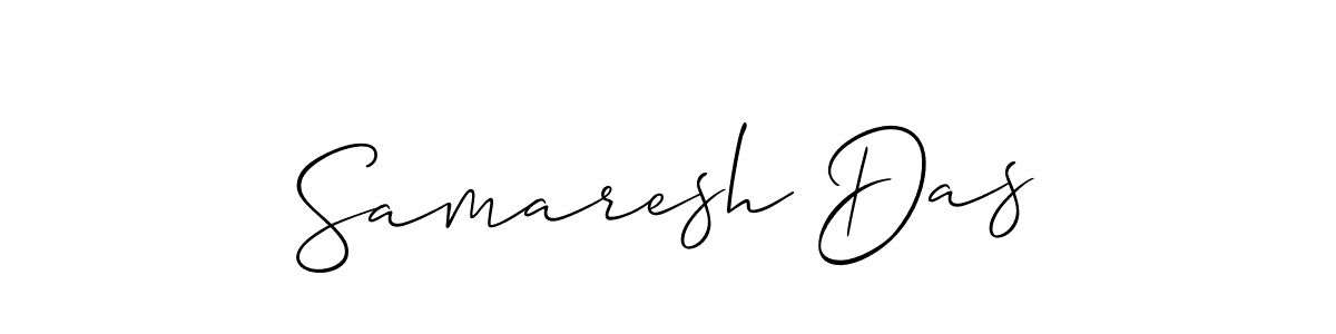 It looks lik you need a new signature style for name Samaresh Das. Design unique handwritten (Allison_Script) signature with our free signature maker in just a few clicks. Samaresh Das signature style 2 images and pictures png