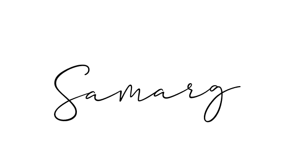 Make a beautiful signature design for name Samarg. Use this online signature maker to create a handwritten signature for free. Samarg signature style 2 images and pictures png