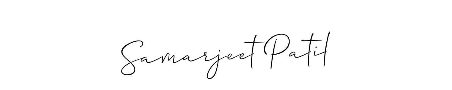 Best and Professional Signature Style for Samarjeet Patil. Allison_Script Best Signature Style Collection. Samarjeet Patil signature style 2 images and pictures png