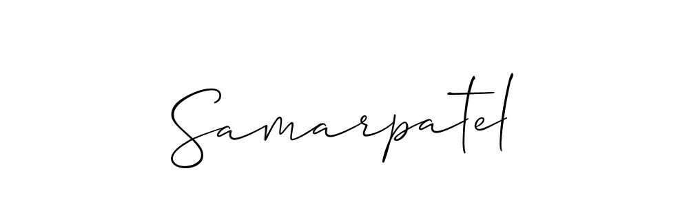 Best and Professional Signature Style for Samarpatel. Allison_Script Best Signature Style Collection. Samarpatel signature style 2 images and pictures png