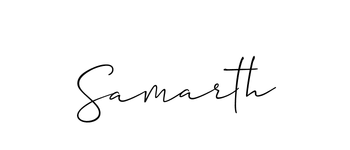 How to Draw Samarth signature style? Allison_Script is a latest design signature styles for name Samarth. Samarth signature style 2 images and pictures png