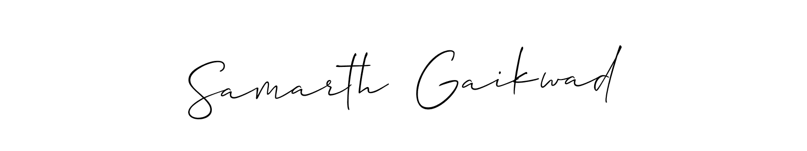 Once you've used our free online signature maker to create your best signature Allison_Script style, it's time to enjoy all of the benefits that Samarth  Gaikwad name signing documents. Samarth  Gaikwad signature style 2 images and pictures png