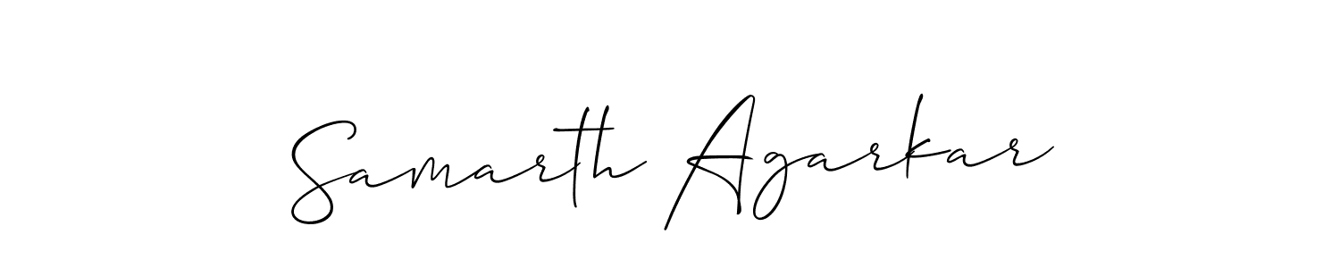 Similarly Allison_Script is the best handwritten signature design. Signature creator online .You can use it as an online autograph creator for name Samarth Agarkar. Samarth Agarkar signature style 2 images and pictures png