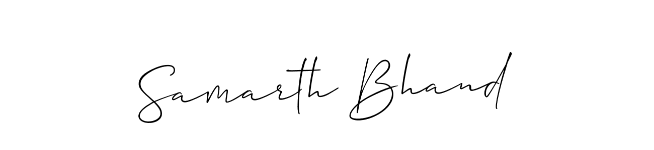 You can use this online signature creator to create a handwritten signature for the name Samarth Bhand. This is the best online autograph maker. Samarth Bhand signature style 2 images and pictures png