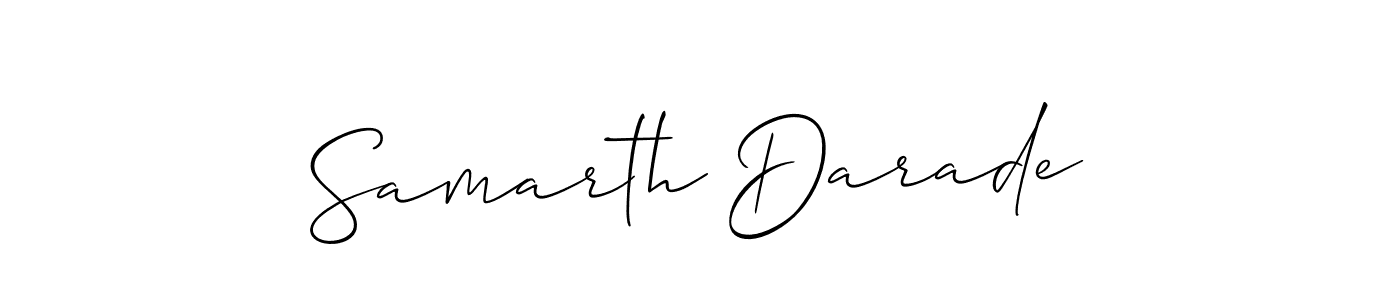 See photos of Samarth Darade official signature by Spectra . Check more albums & portfolios. Read reviews & check more about Allison_Script font. Samarth Darade signature style 2 images and pictures png