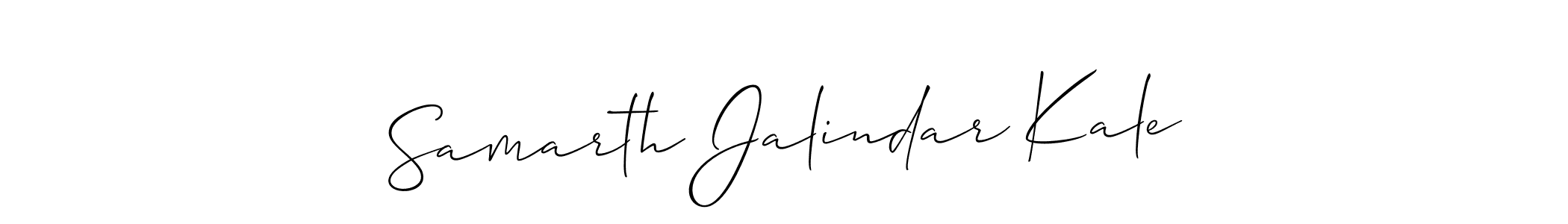 Similarly Allison_Script is the best handwritten signature design. Signature creator online .You can use it as an online autograph creator for name Samarth Jalindar Kale. Samarth Jalindar Kale signature style 2 images and pictures png