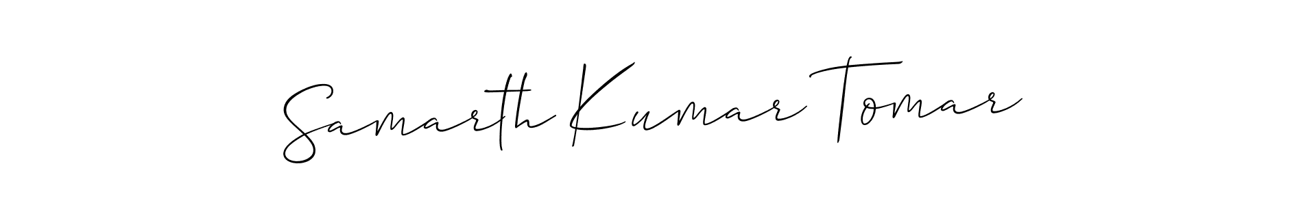 You can use this online signature creator to create a handwritten signature for the name Samarth Kumar Tomar. This is the best online autograph maker. Samarth Kumar Tomar signature style 2 images and pictures png
