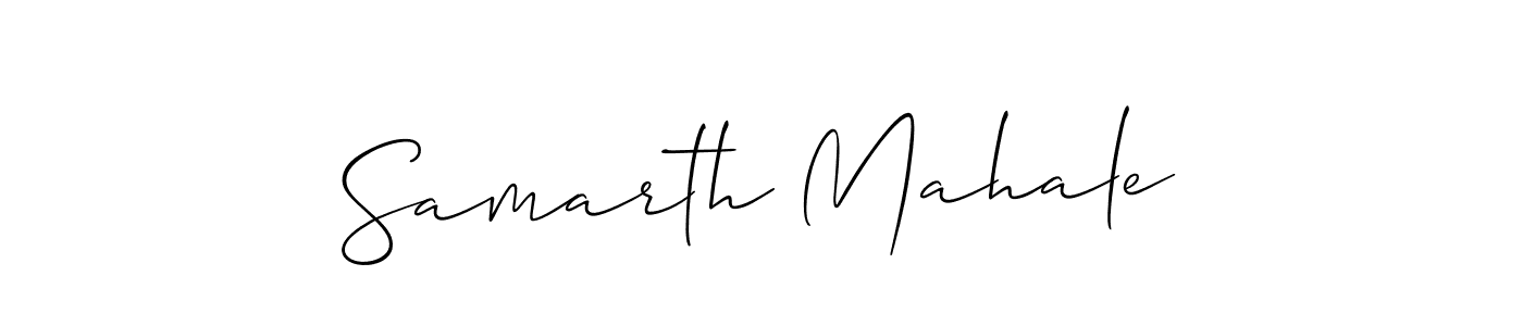 How to make Samarth Mahale signature? Allison_Script is a professional autograph style. Create handwritten signature for Samarth Mahale name. Samarth Mahale signature style 2 images and pictures png