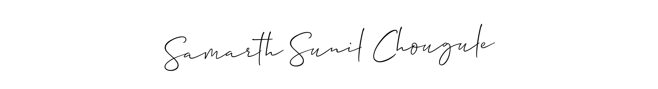 Once you've used our free online signature maker to create your best signature Allison_Script style, it's time to enjoy all of the benefits that Samarth Sunil Chougule name signing documents. Samarth Sunil Chougule signature style 2 images and pictures png