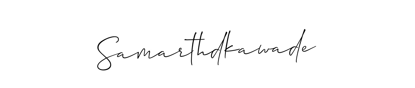 Make a beautiful signature design for name Samarthdkawade. Use this online signature maker to create a handwritten signature for free. Samarthdkawade signature style 2 images and pictures png