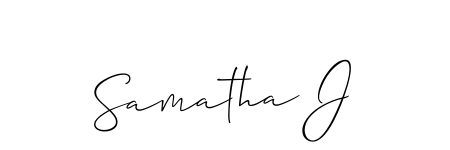 Here are the top 10 professional signature styles for the name Samatha J. These are the best autograph styles you can use for your name. Samatha J signature style 2 images and pictures png