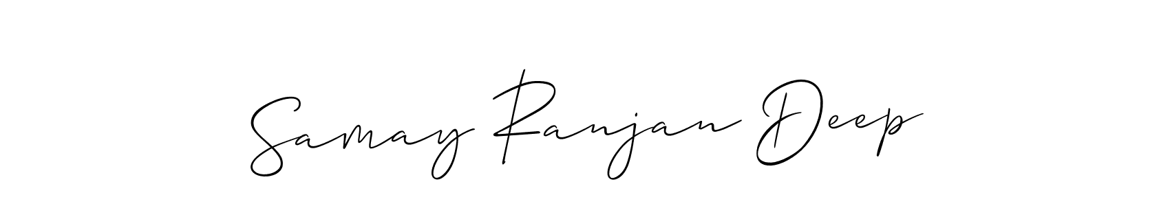 Make a short Samay Ranjan Deep signature style. Manage your documents anywhere anytime using Allison_Script. Create and add eSignatures, submit forms, share and send files easily. Samay Ranjan Deep signature style 2 images and pictures png