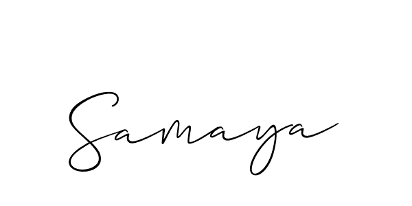 Also we have Samaya name is the best signature style. Create professional handwritten signature collection using Allison_Script autograph style. Samaya signature style 2 images and pictures png